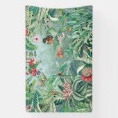 素晴らしい素晴らしい熱帯雨林 横断幕 (縦)