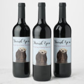 素晴らしい素晴らしさをありがとう ワインラベル (ボトル)