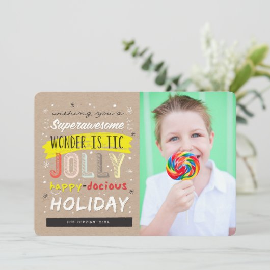 素晴らしい素晴らすてきしい幸せな写真 シーズンカード (スタンド正面)