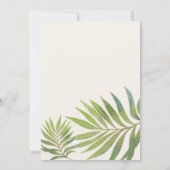 素晴らしい結婚夏 招待状 (裏面)