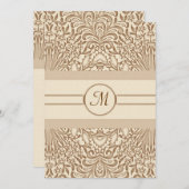 素晴らしい結婚式の招待状 招待状 (正面/裏面)