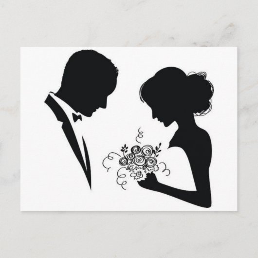 素晴らしい結婚式 インビテーションポストカード (正面)