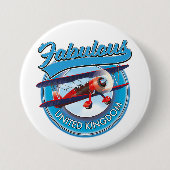 素晴らしい統一された王国の旅行パッチ。 缶バッジ (正面)