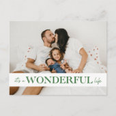 素晴らしい緑の写真だ シーズンポストカード (正面)