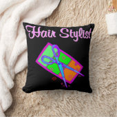 素晴らしい美容師ヘアカットデザイン クッション (ブランケット)
