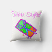 素晴らしい美容師ヘアカットデザイン クッション (裏面)