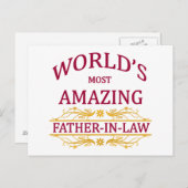 素晴らしい義父 ポストカード (正面/裏面)
