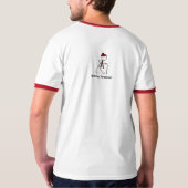 素晴らしい老人! スケート選手 Tシャツ (裏面)