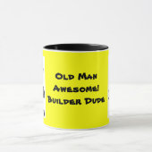 素晴らしい老人! 建築者の男。 マグ1 マグカップ (中央)