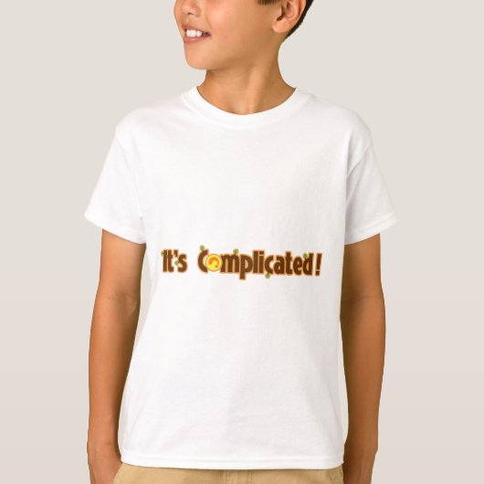 素晴らしい考案物: それは複雑になりました Tシャツ (正面)