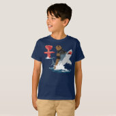 素晴らしい脱出-くまの鮫の騎兵隊 Tシャツ (正面フル)