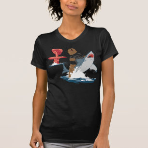 素晴らしい脱出-くまの鮫の騎兵隊 Tシャツ