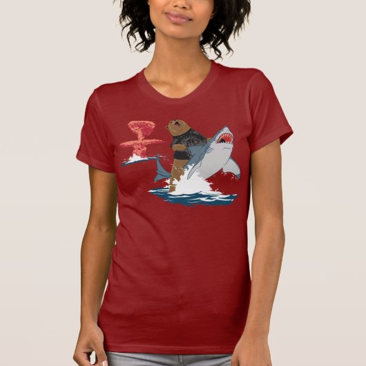 素晴らしい脱出-くまの鮫の騎兵隊 Tシャツ (正面)