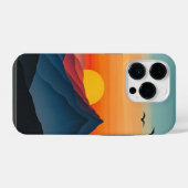 素晴らしい自然デザイン iPhoneケース (裏面横)