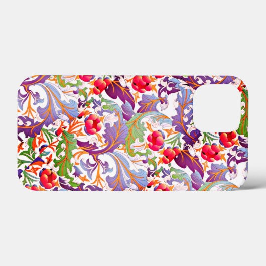 素晴らしい色の花ケースメイトiPhoneケース Case-Mate iPhoneケース (裏面 (横))
