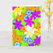 素晴らしい花のノートカード カード (黄色い花)