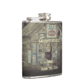 素晴らしい花婿の付添人のフラスコ フラスク (右)