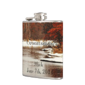 素晴らしい花婿の付添人のフラスコ フラスク (左)