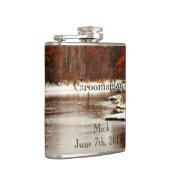 素晴らしい花婿の付添人のフラスコ フラスク (右)