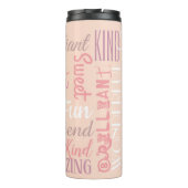 素晴らしい花嫁パーソナライズされたメイドの素晴らしい言葉 タンブラー (裏面)