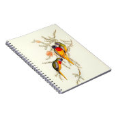 素晴らしい草のインコ、ヴィンテージ ノートブック (右側)