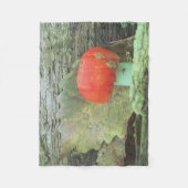 素晴らしい菌類 フリースブランケット (正面)