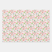 素晴らしい華やかなクリスマスおもしろい ラッピングペーパーシート (正面)