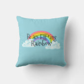 素晴らしい虹だ クッション (裏面)