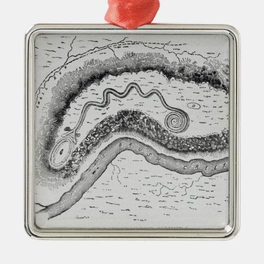 素晴らしい蛇の小山 メタルオーナメント (正面)