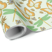 素晴らしい蝶のパターン ラッピングペーパー (ロールコーナー)