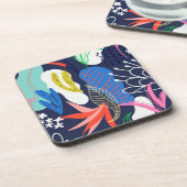 素晴らしい装飾 コースター (左側)