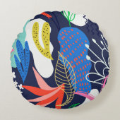 素晴らしい装飾 ラウンドクッション (正面)