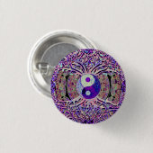 素晴らしい見る陰陽の木 缶バッジ (正面&裏面)