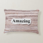 素晴らしい言葉の紙。概念。AMの単語 アクセントクッション (裏面)