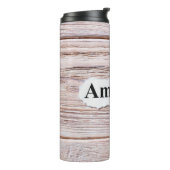 素晴らしい言葉の紙。概念。AMの単語 タンブラー (回転左)