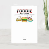 素晴らしい誕生日を持つ | アイスクリームサンデ 箔グリーティングカード (裏面)