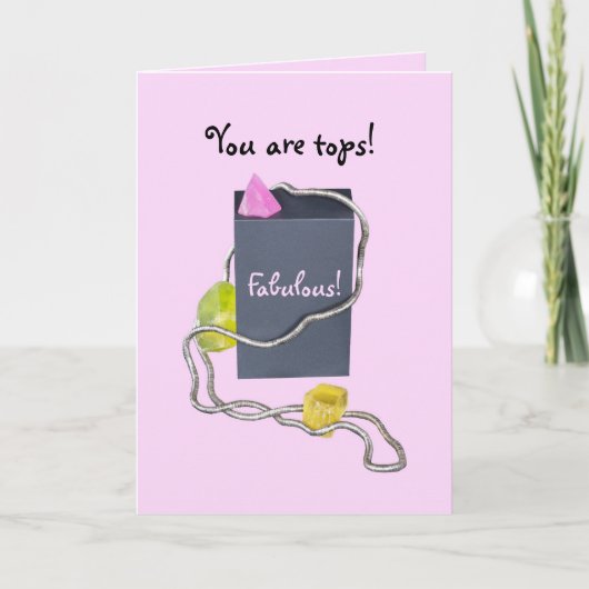 素晴らしい誕生日ハッピーバースデー賞 カード (正面)