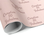 素晴らしい誕生日バラ金ゴールドグリッタースパークル ラッピングペーパー (ロールコーナー)