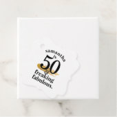 素晴らしい誕生日白黒ありがとう フェイバータグ (インサイチュ)