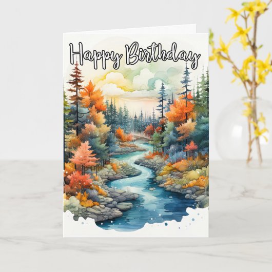 素晴らしい誕生日 カード (黄色い花)