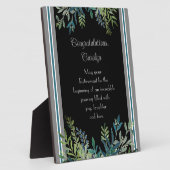 素晴らしい贈り物！カスタムリタイアイーゼルプラーク フォトプラーク (側面)