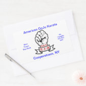 素晴らしい贈り物 長方形シール (封筒)