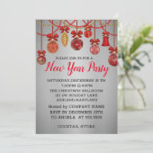 素晴らしい赤いボール新年 招待状 (スタンド正面)