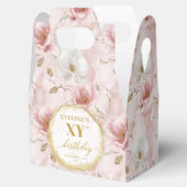 素晴らしい赤面ピンクボホ金ゴールド誕生日お気に入りボックス フェイバーボックス (オープン)