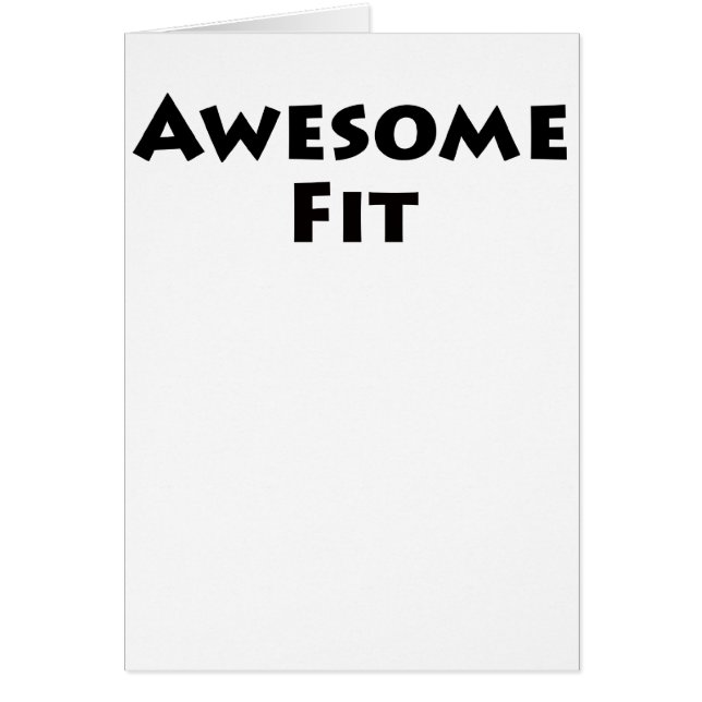 素晴らしい適合 (正面)