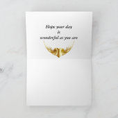 素晴らしい金ゴールドブラックボウ カード (内部)