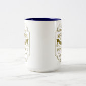 素晴らしい金ゴールド師マグ退職 ツートーンマグカップ (中央)