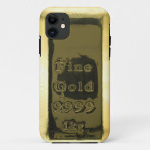 素晴らしい金ゴールド9999の陸軍少尉の階級章のiPhone 5の場合 iPhone 11 ケース