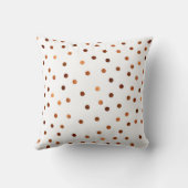 素晴らしい銅のドット・パターンの装飾用クッション クッション (裏面)