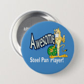 素晴らしい鋼鉄鍋プレーヤー 缶バッジ (正面&裏面)